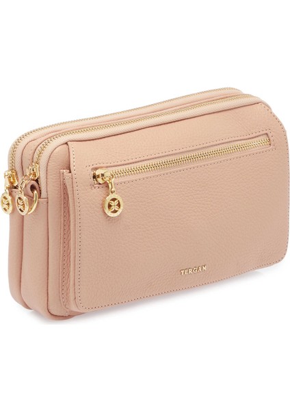 Pudra Hakiki Deri Kadın El Çantası - S25Y1BC79999-S94 fiyatları