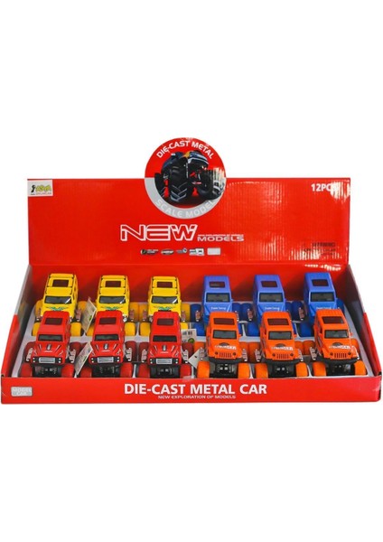 çınar ticaret 02062-fy6018g-12d metal araba - 1 adet stokta olan gönderilir modelleri