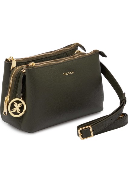 Haki Hakiki Deri Kadın Çapraz Askılı Çanta - S25K1BC80468-O5D fiyatları