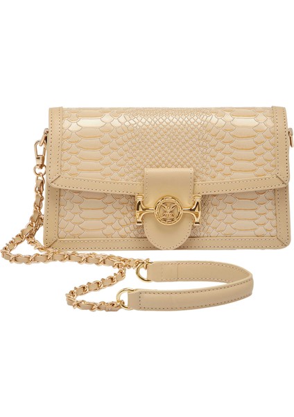 Bej Hakiki Deri Kadın El Çantası - S25K1BC80370-F0K