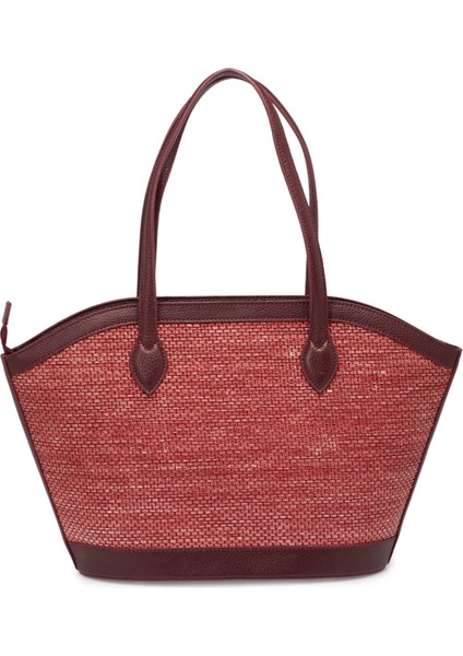 Bordu Hasır Hakiki Deri Kadın El Çantası - S25Y1BC80464-V1I modelleri