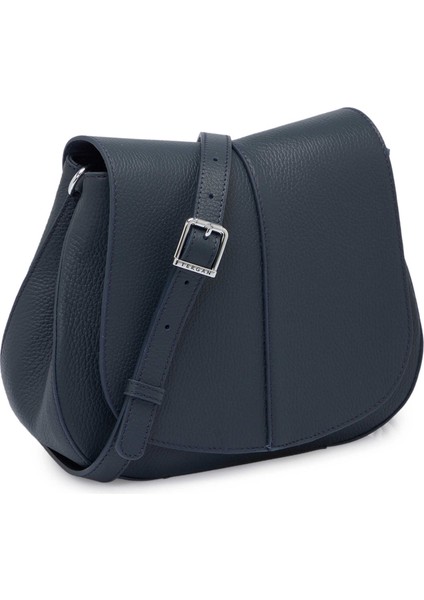 Lacivert Hakiki Deri Kadın Çapraz Askılı Çanta - S25K1BC80241-A38 fiyatları