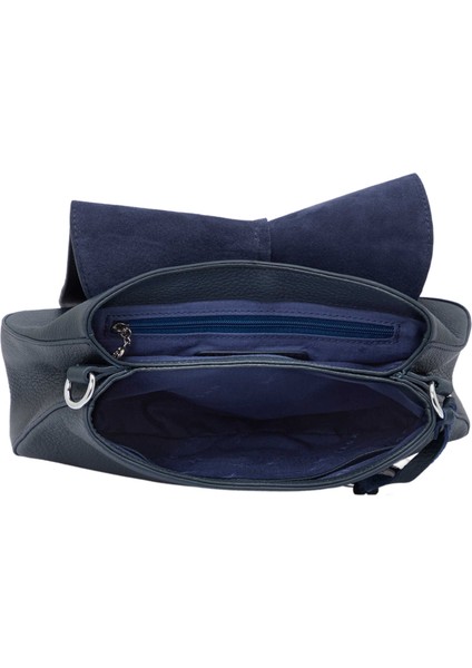 Lacivert Hakiki Deri Kadın Çapraz Askılı Çanta - S25K1BC80241-A38 fırsatları