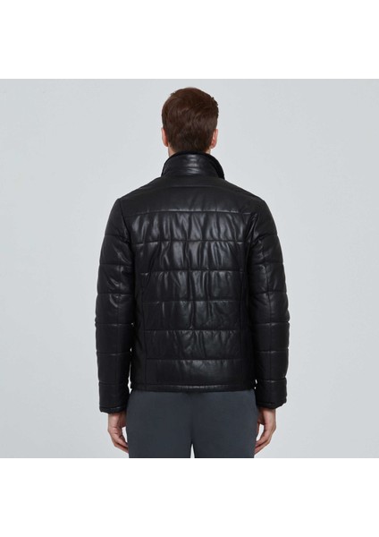 Siyah Hakiki Deri Erkek Hakiki Deri Mont - E23BDM310466-Q3H fırsatları