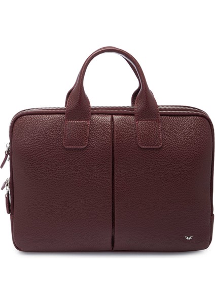 Bordo Hakiki Deri Erkek Evrak Çantası - S1EV00021512-M71
