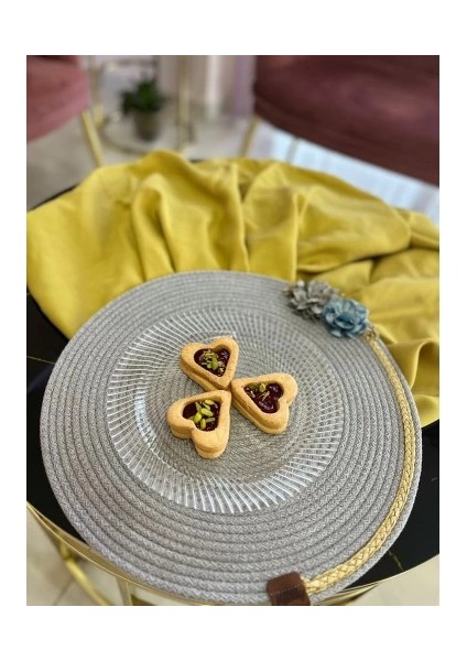 çınar ticaret decohandy 39cm çiçekli jüt örme supla amerikan servis