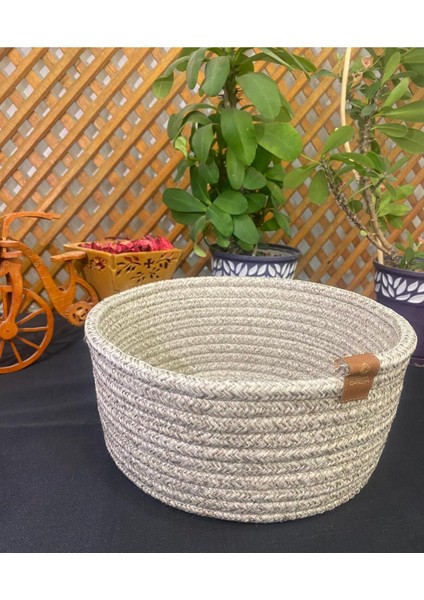 Jüt Hasır El Dokuma Çok Amaçlı Sepet Makyaj Banyo ve Mutfak Organizeri fiyatları