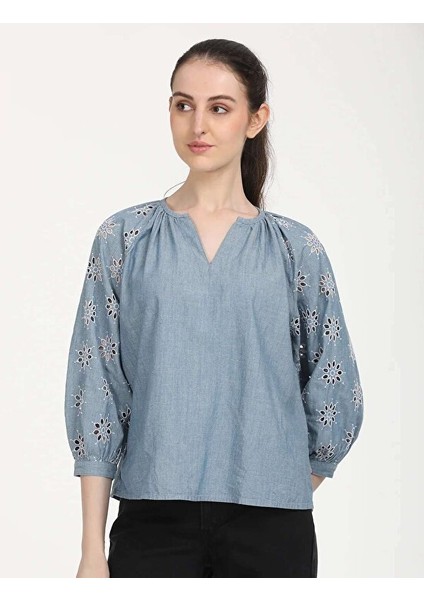 Crystal Gathered Bluz