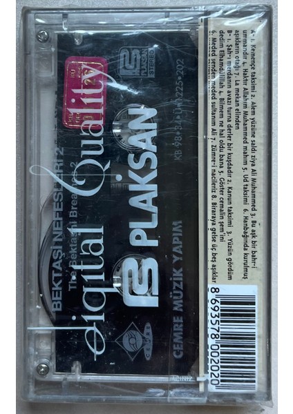 Bektaşi Nefesleri 2 Kaset (Jelatininde Sıfır Orijinal Dönem Baskı Kaset) fiyatları