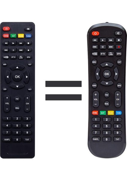 Jake 5500FTA / Redline TS - T Seri Mini HD Uydu Alıcı Kumandası