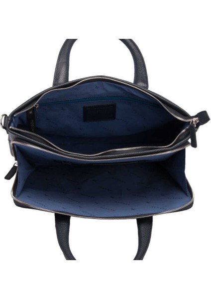 Lacivert Hakiki Deri Erkek Evrak Çantası - S1EV00021404-A38 fırsatları