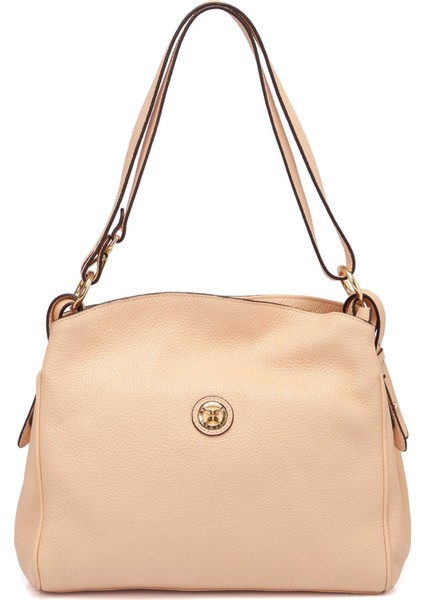 Nude Hakiki Deri Kadın Omuz Çantası - S25Y1BC79450-T6A