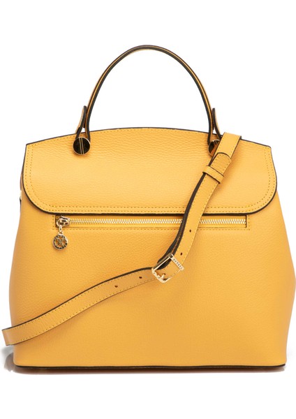 Sarı Hakiki Deri Kadın El Çantası - S25Y1BC79121-H28 modelleri