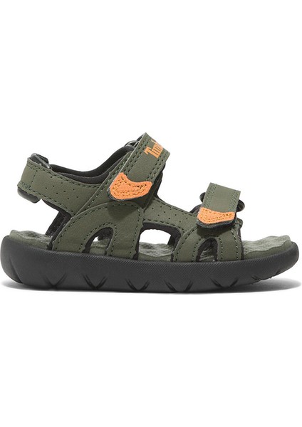 Backstrap Yeşil Çocuk - Unisex Sandalet