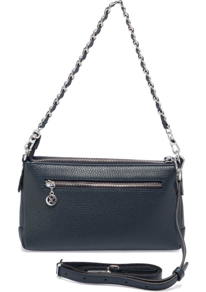 Lacivert Hakiki Deri Kadın Omuz Çantası - S25K1BC79149-A38 modelleri