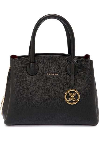 Siyah Hakiki Deri Kadın El Çantası - S25K1BC80441-A41