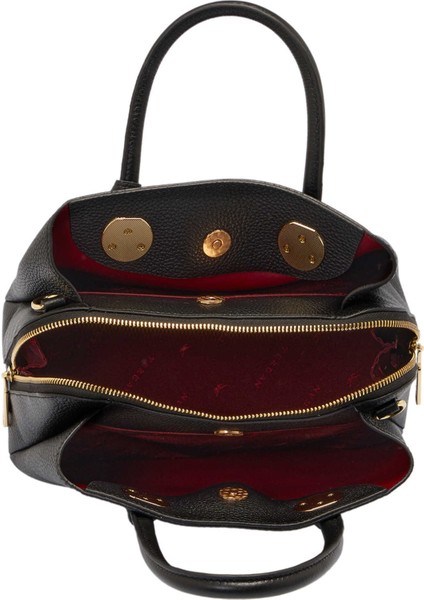 Siyah Hakiki Deri Kadın El Çantası - S25K1BC80441-A41 fırsatları