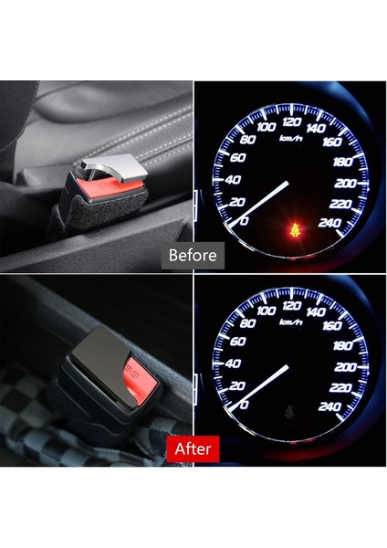 Tüm Araçlara Uygun Emniyet Kemeri Tokası Aparatı Plastik 2 Adet indirimleri