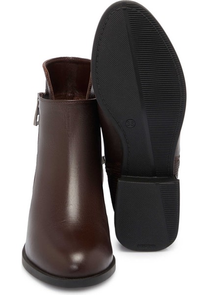 Kahve Hakiki Deri Kadın Klasik Bot - K24K1BT67519-A24 fırsatları