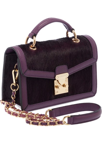 Mor Hakiki Deri Kadın El Çantası - S24K1BC80265-U6N fiyatları