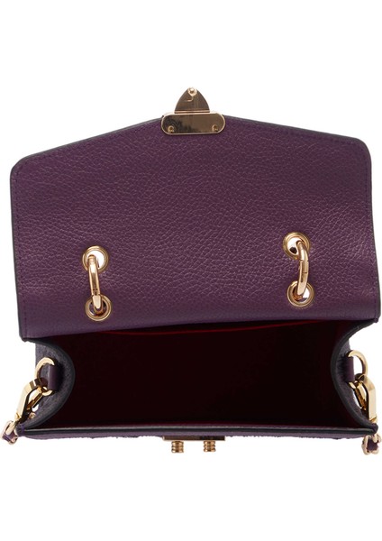 Mor Hakiki Deri Kadın El Çantası - S24K1BC80265-U6N fırsatları