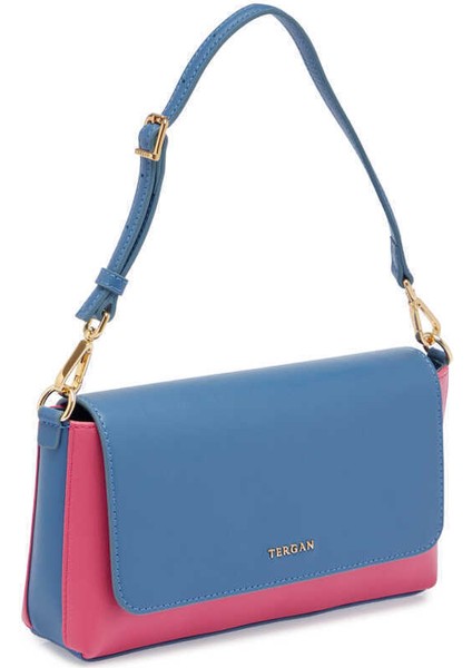 Fuşya Mavi Hakiki Deri Kadın El Çantası - S24Y1BC80286-U7V fiyatları