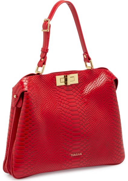 Kırmızı Hakiki Deri Kadın El Çantası - S25K1BC80444-D5J fiyatları