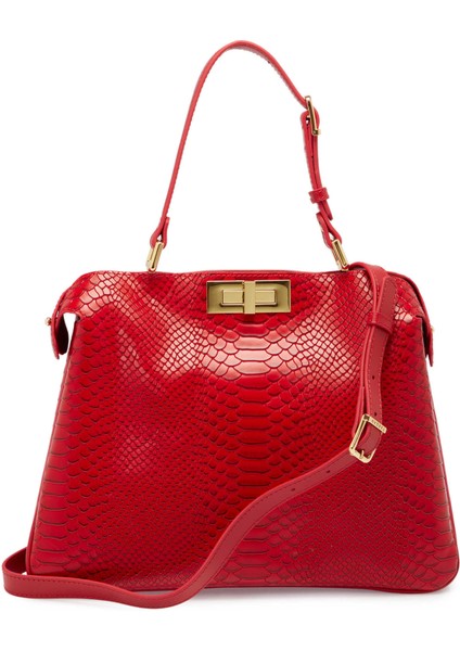 Kırmızı Hakiki Deri Kadın El Çantası - S25K1BC80444-D5J modelleri