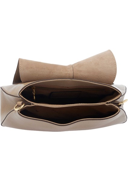 Bej Hakiki Deri Kadın Çapraz Askılı Çanta - S25K1BC80241-S95 fırsatları