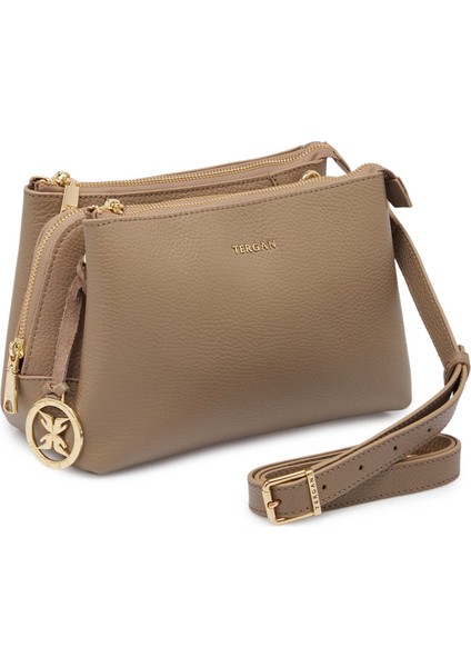 Bej Hakiki Deri Kadın Çapraz Askılı Çanta - S25K1BC80468-S95 fiyatları