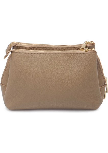 Bej Hakiki Deri Kadın Çapraz Askılı Çanta - S25K1BC80468-S95 modelleri