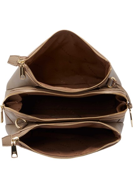 Bej Hakiki Deri Kadın Çapraz Askılı Çanta - S25K1BC80468-S95 fırsatları