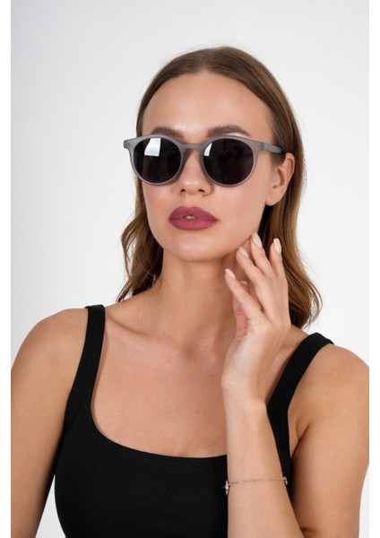 Gri Yuvarlak Füme Juliano Güneş Gözlüğü