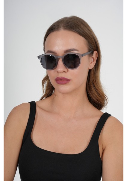 Gri Yuvarlak Füme Juliano Güneş Gözlüğü