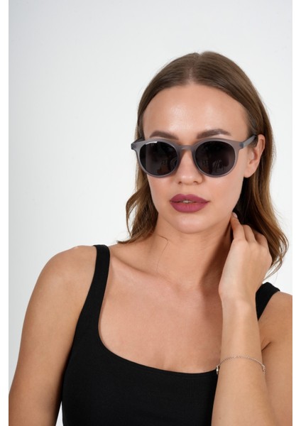 Gri Yuvarlak Füme Juliano Güneş Gözlüğü