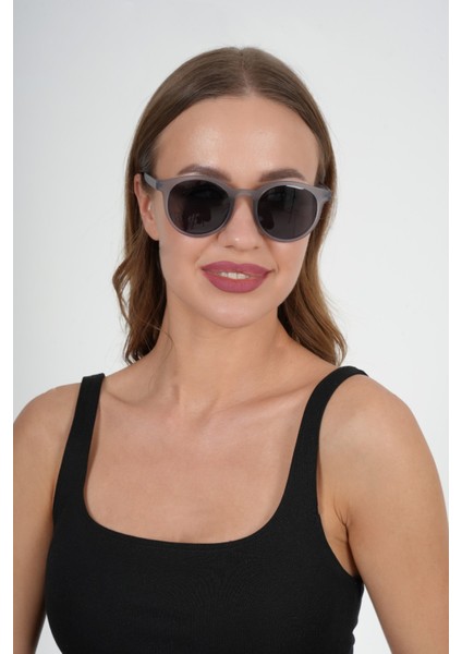 Gri Yuvarlak Füme Juliano Güneş Gözlüğü