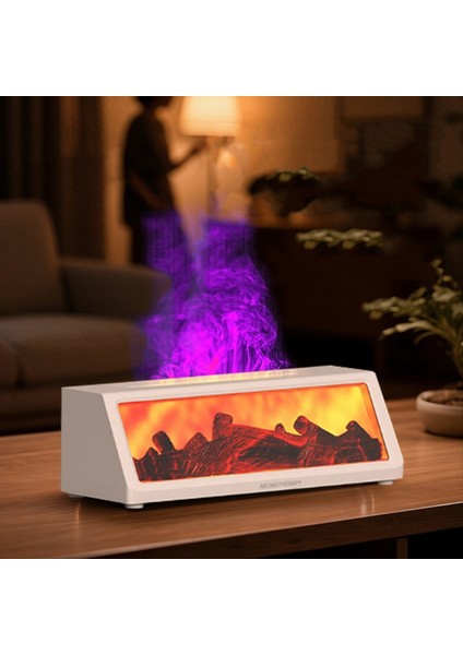 Şömine Alev Nemlendirici Simüle Şömine Alev Nemlendirici Masaüstü Simüle Ahşap Alev Aroma Difüzör (Yurt Dışından) indirimleri