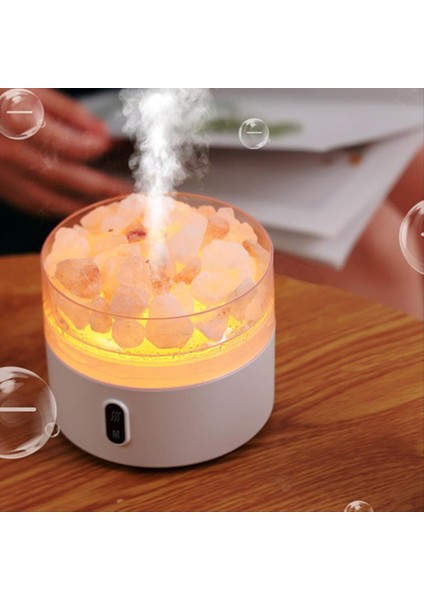 Tuz Taş Lambası Difüzör Nemlendirici USB Aromaterapi Gece Lambası Sisli Hava Nemlendirici Yatak Odası Ofis Ev Araba Için (Yurt Dışından) fiyatları