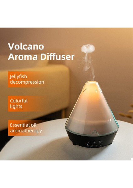 180 ml Ultrasonik Serin Mist Nemlendirici Volkan Nemlendirici Alev Aromalı Denizanası Mist Ev Ofis Için Otomatik Kapanma (Yurt Dışından) indirimleri