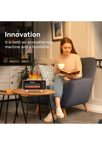 Alev Uçucu Yağ Difüzörü 7 Alev Rengi Aroma Yayıcı Susuz Otomatik Kapanma Nemlendiriciler Yatak Odası Yoga Spor Salonu Için (Yurt Dışından) fırsatları
