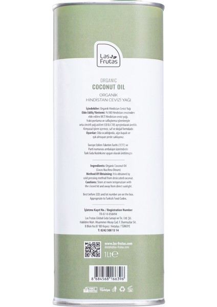 Yemeklik Hindistan Cevizi Yağı 1 Litre – Soğuk Sıkım, Saf & Doğal fırsatları