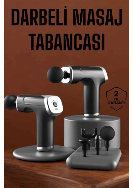 çınar ticaret 4 başlıklı darbeli şarjlı masaj aleti tabancası kablosuz