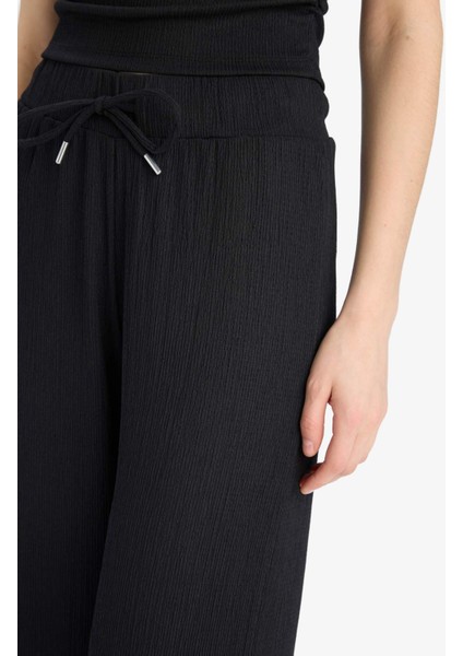 Straight Fit Cepli Bürümcük Pantolon