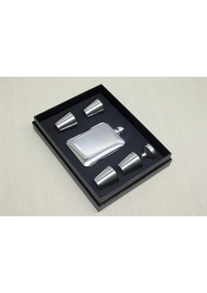 çınar ticaret 4 shot bardaklı matara seti çelik