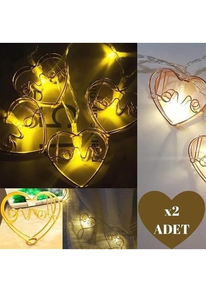 çınar ticaret kalpli şerit led ışık zinciri aydınlatma doğum günü süs ışığı modelleri