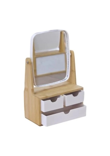 çınar ticaret ahşap 3 çekmeceli ayna