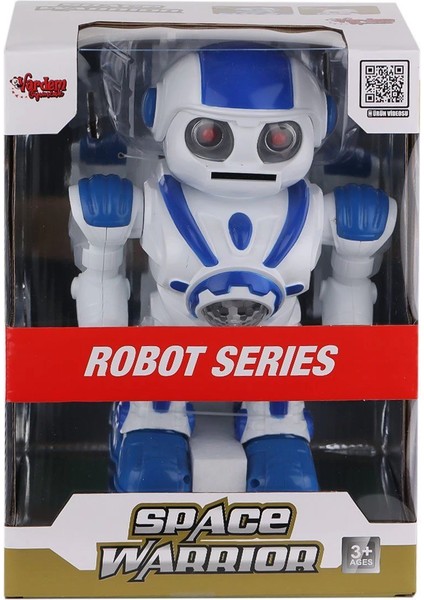 çınar ticaret df-6022 ışıklı ve müzikli disk atan uzay savaşçısı robot