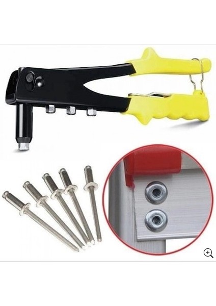 çınar ticaret kalınlık tek yönlü el perçin tabancası 40 yedekli ve 4 çeşit perçim fiyatları