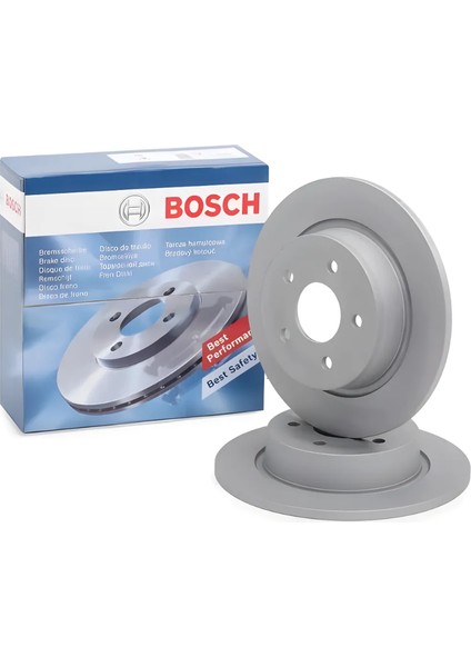 Ford Connect 2013> Kuga 2012> Fren Disk Arka Düz (280MM) 5 Bijon | Bosch 0986479762 - AV61 2A315 Ba