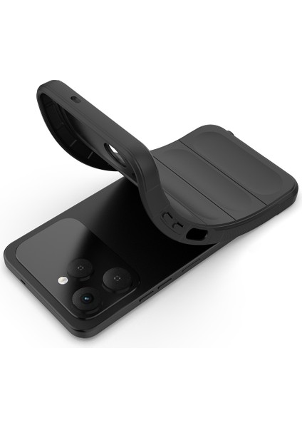 Tecno Spark 40 Uyumlu Kılıf Etnik Optimum Mat Kamera Korumalı Silikon Siyah modelleri